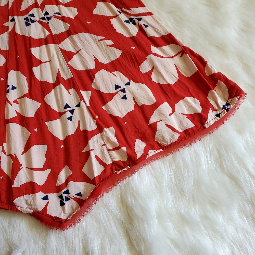 Urban Outfitters Silence + Noise Witchy Red Floral Mini Dress Size XS - Picture 10 of 13